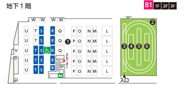 地下フロア案内図
